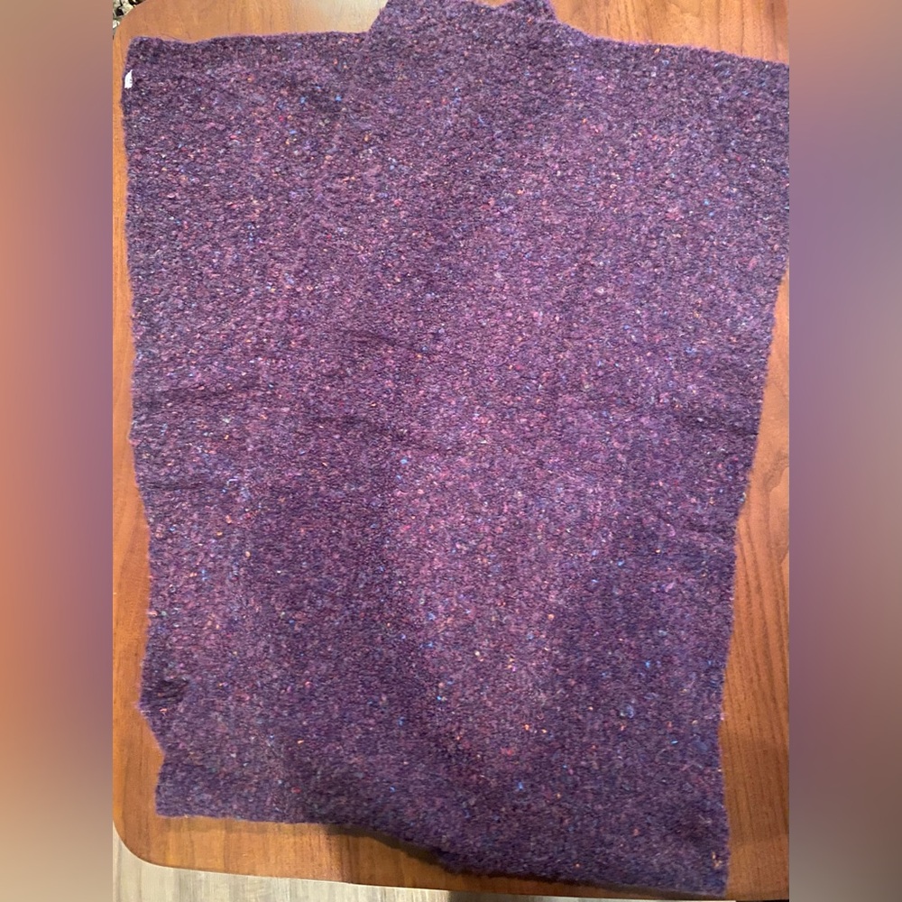 Large scarf.